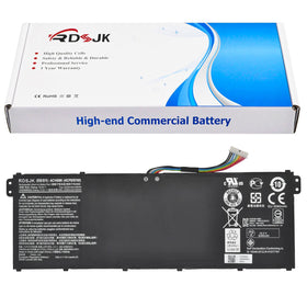 RDSJ battery front packaging showing model and capacity, reliable replacement