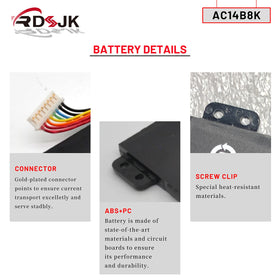 RDSJ battery next to ruler showing size and fit for confident purchase