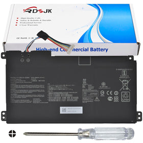 RDSJ replacement battery for Asus VivoBook E410M, front view, longer unplugged use