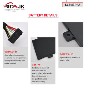 RDSJ battery next to ruler showing size and scale for installation clarity