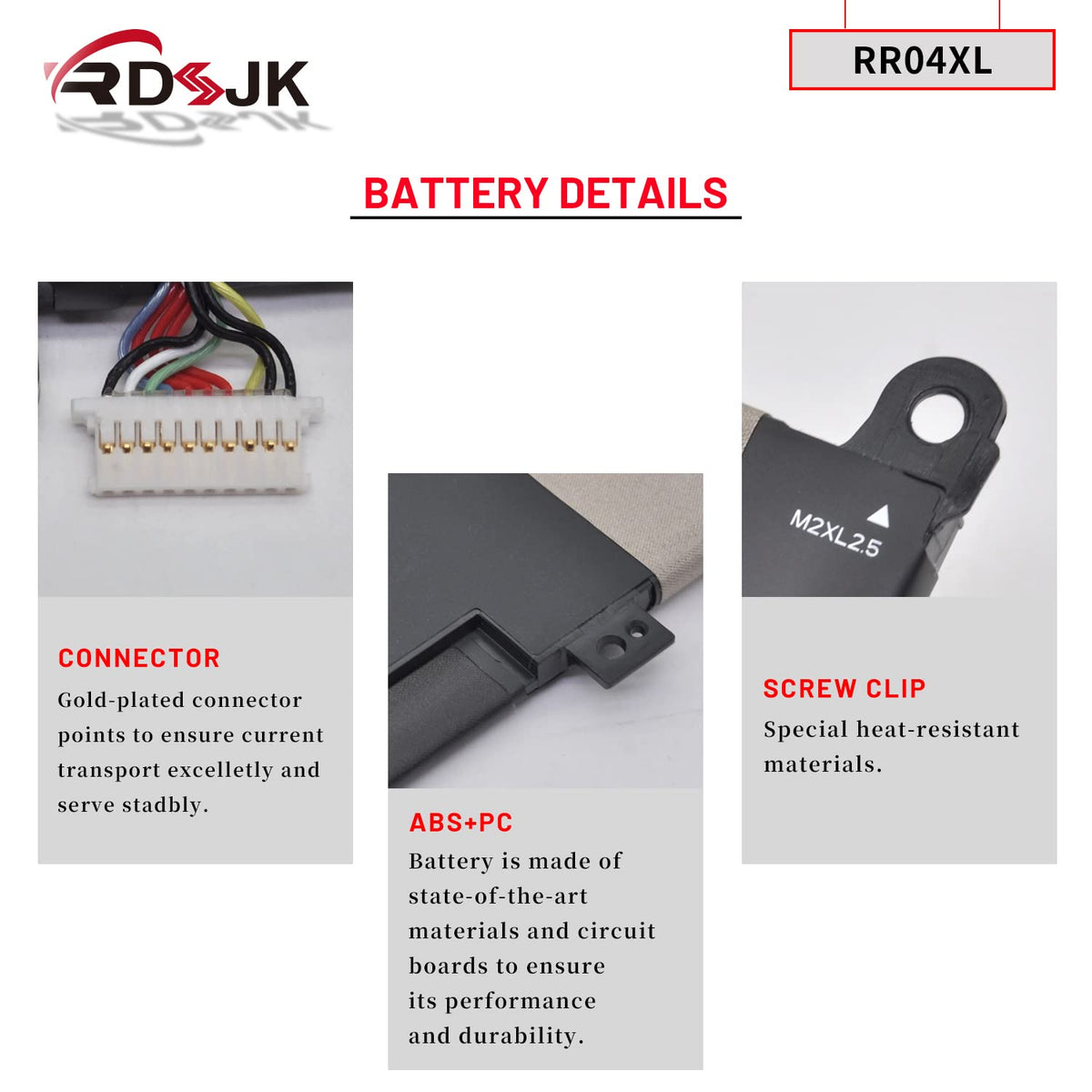 RDSJ RR04XL installed inside HP Spectre x360 13 demonstrating easy swap and reliable power