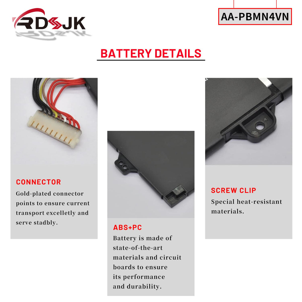 RDSJK AA-PBMN4VN next to common AA battery for scale, clarifies size and fit