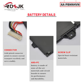 RDSJK AA-PBMN4VN next to common AA battery for scale, clarifies size and fit