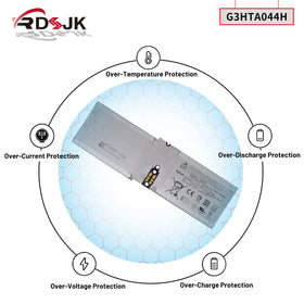 RDSJK battery label with voltage and capacity details for accurate matching