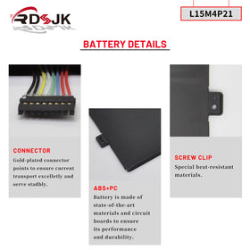 RDSJK battery capacity sticker 78Wh visible for longer unplugged runtime