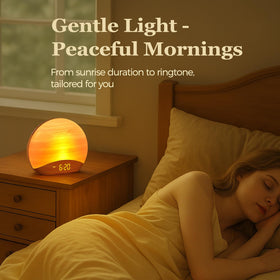 REACHER nightlight showing eight color options and soft glow to create cozy atmosphere