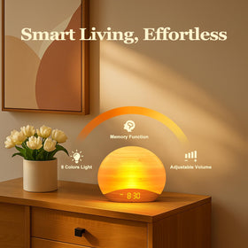 REACHER next to a book to show scale and compact design, blends with home decor benefit