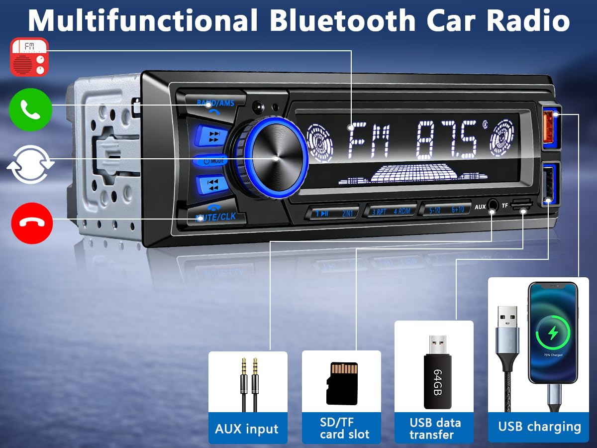 REAKOSOUND dual USB ports image highlighting fast charging benefit
