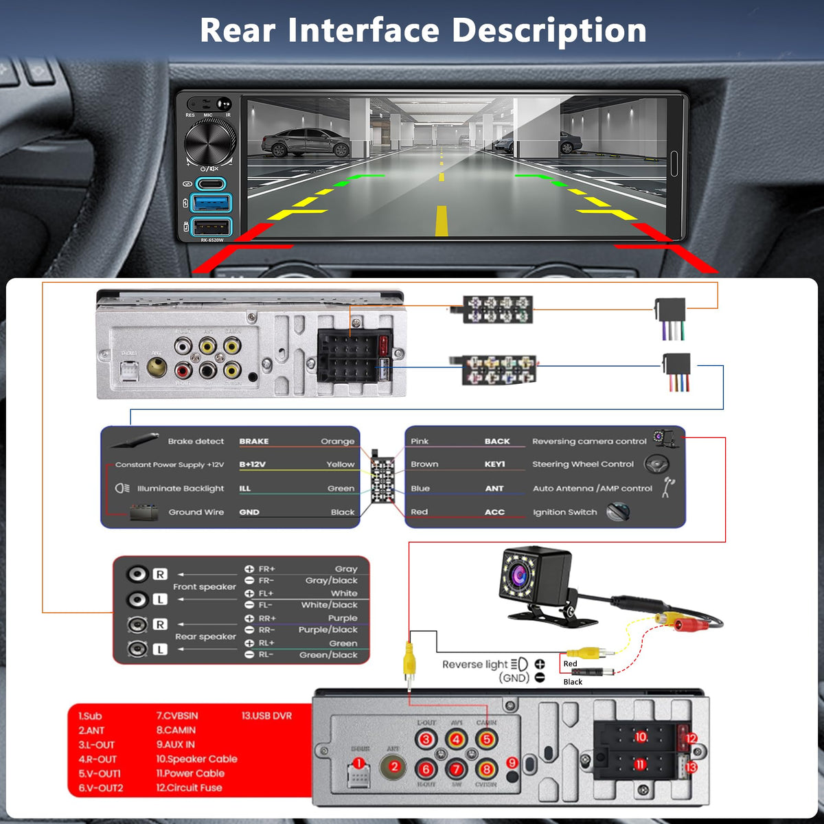REAKOSOUND in a car driving scene, modernizes older vehicle entertainment