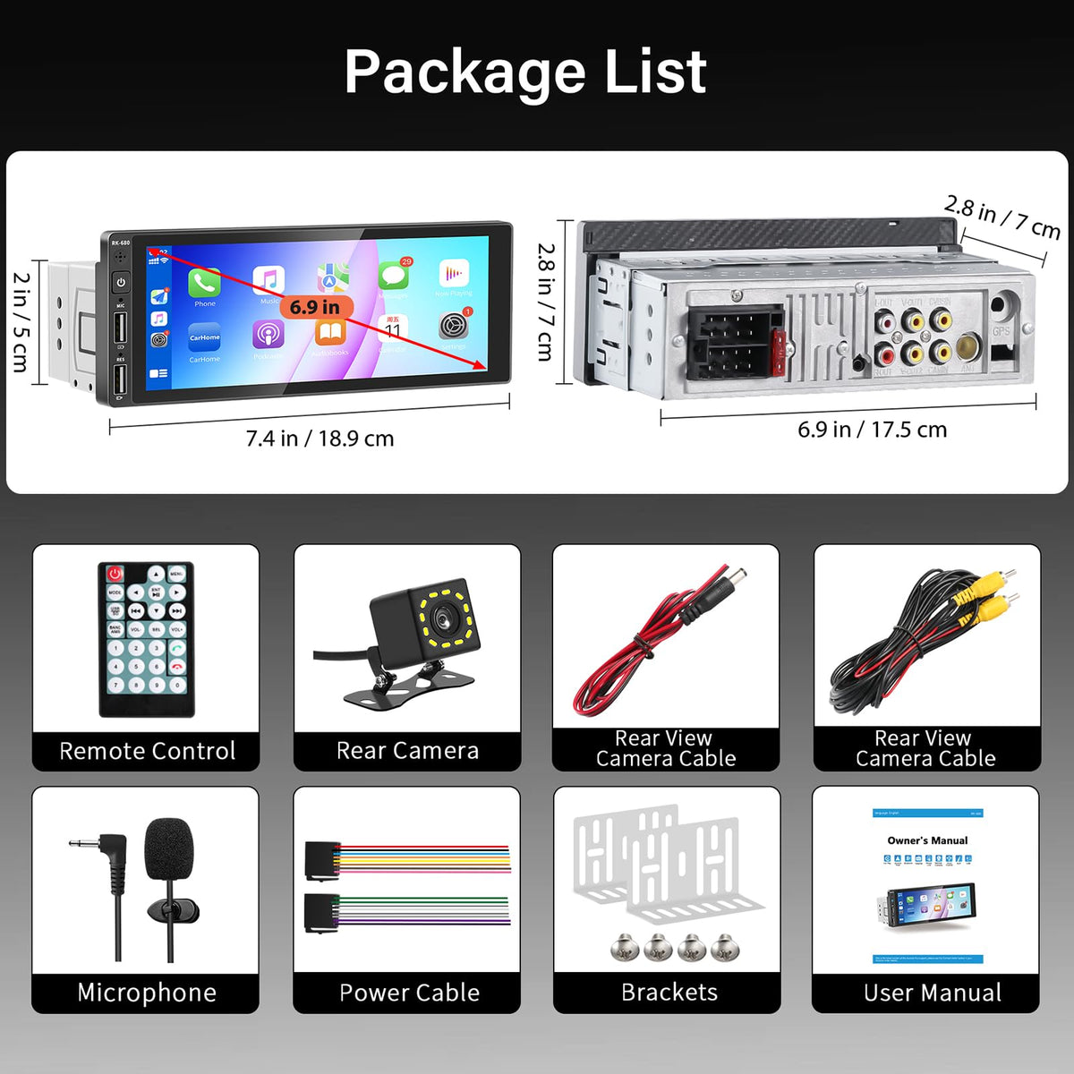 REAKOSOUND packaging with accessories highlighting complete installation kit