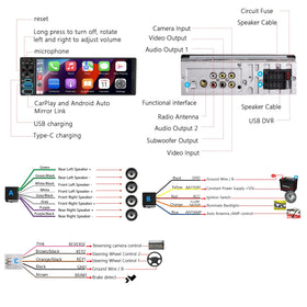 REAKOSOUND unit next to ruler for size scale, confirms compact single-DIN fit