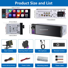 REAKOSOUND wiring harness and diagram layout, simplifies single-DIN installation
