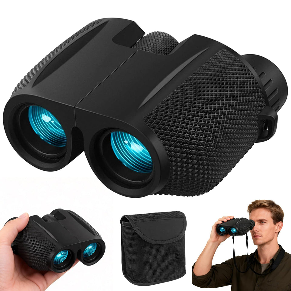 Realis 10x25 binoculars provide a wide, bright view for birding and travel.