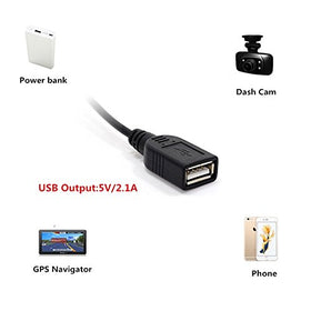REARMASTER plugged into vehicle OBD port demonstrating clean installation and space saving