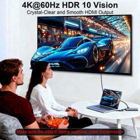 Reborn 4K60 Hz HDMI and DisplayPort outputs for crisp visuals