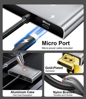 Reborn splitter held in hand showing compact size and portability advantage