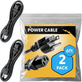 REBUILD SKILLS 6ft power cord C13 to NEMA 5-15P ideal for data centers.
