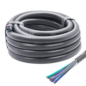 RECOIL front packaging showing 20ft cable and features for easy installation