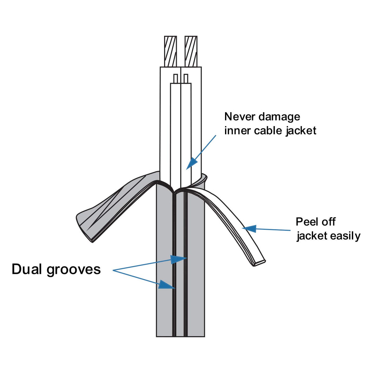 RECOIL installation layout shows a four-speaker to amplifier setup using a single cable.