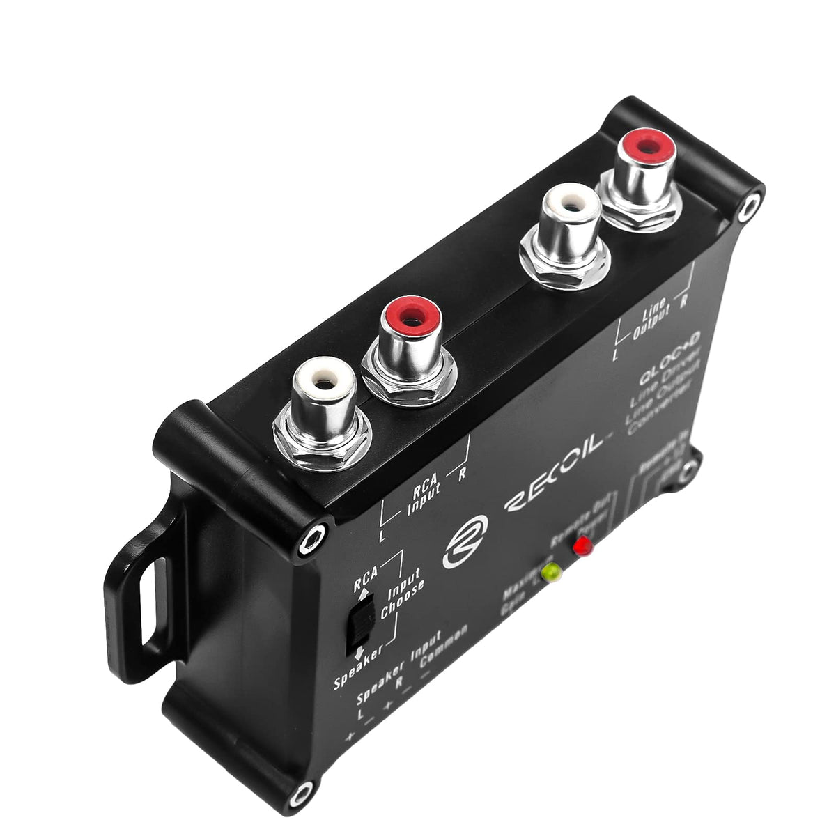 RECOIL LOCD ultra-low impedance output minimizes noise for clean sound.