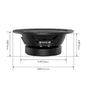 RECOIL ferrite magnet and robust frame detail, supports high-power reliability