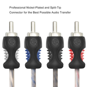 RECOIL RCI417 nickel-plated connectors ensuring solid signal transfer
