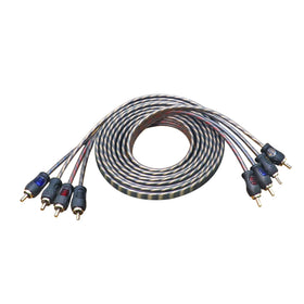 RECOIL RCI49 9ft 4-channel RCA interconnect cable delivers low-noise signal transfer