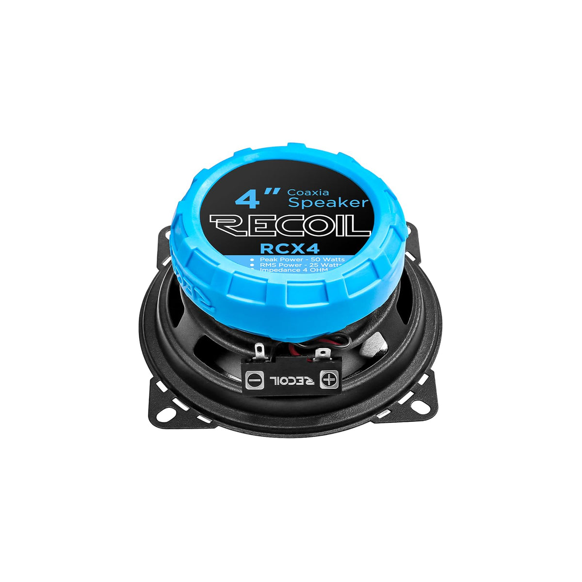 RECOIL RCX4 ferrite magnet side profile showing compact strong motor