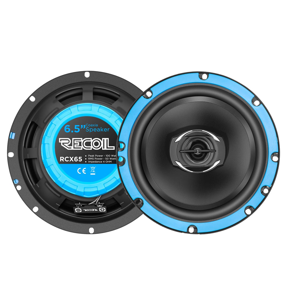 RECOIL RCX65 front profile showing grille and speaker face for clear upgrade