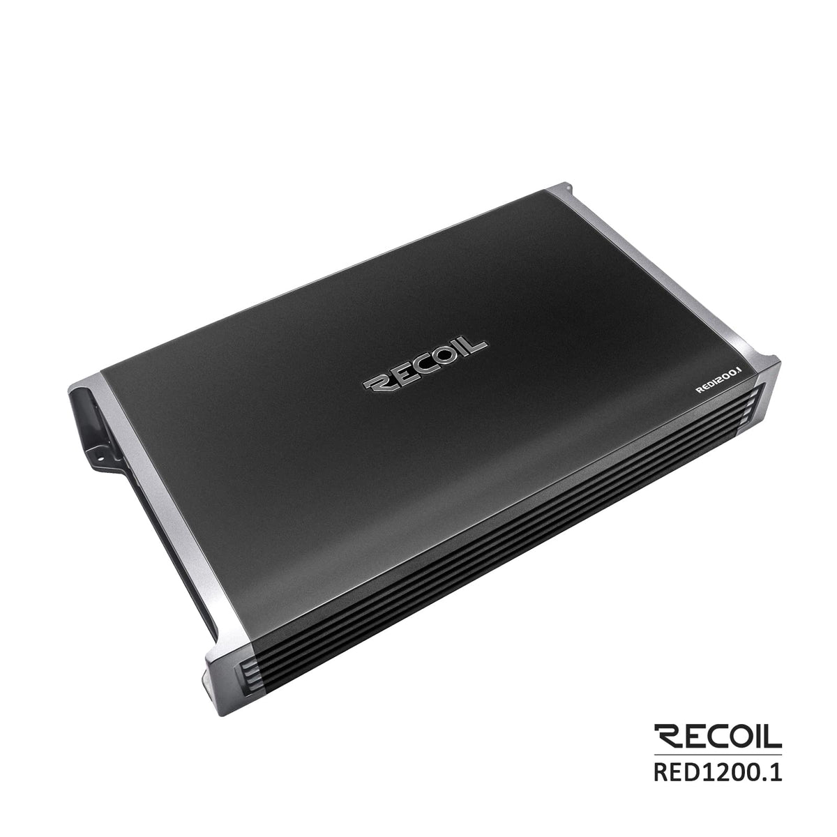 RECOIL RED1200-1 side view highlights efficient heat sinks for cooling
