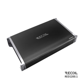 RECOIL RED1200-1 side view highlights efficient heat sinks for cooling