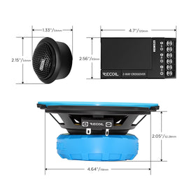 RECOIL REM525 installed in car door illustrating improved vocal detail