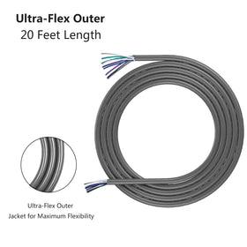 RECOIL remote turn-on lead view emphasizes convenient integration with car amplifiers.