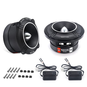 RECOIL TW250 front view showing bullet tweeter and mounting, highlights high output