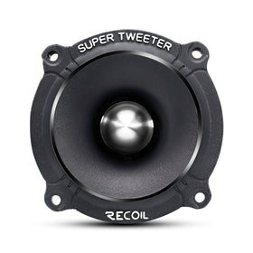 RECOIL TW250 inline capacitor crossover visual showing distortion reduction