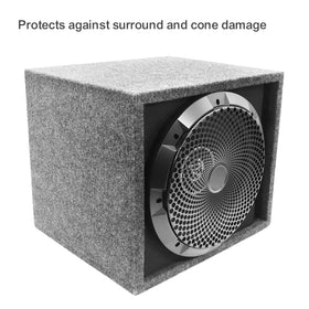 RECOIL universal design grille fits most woofers for easy upgrades