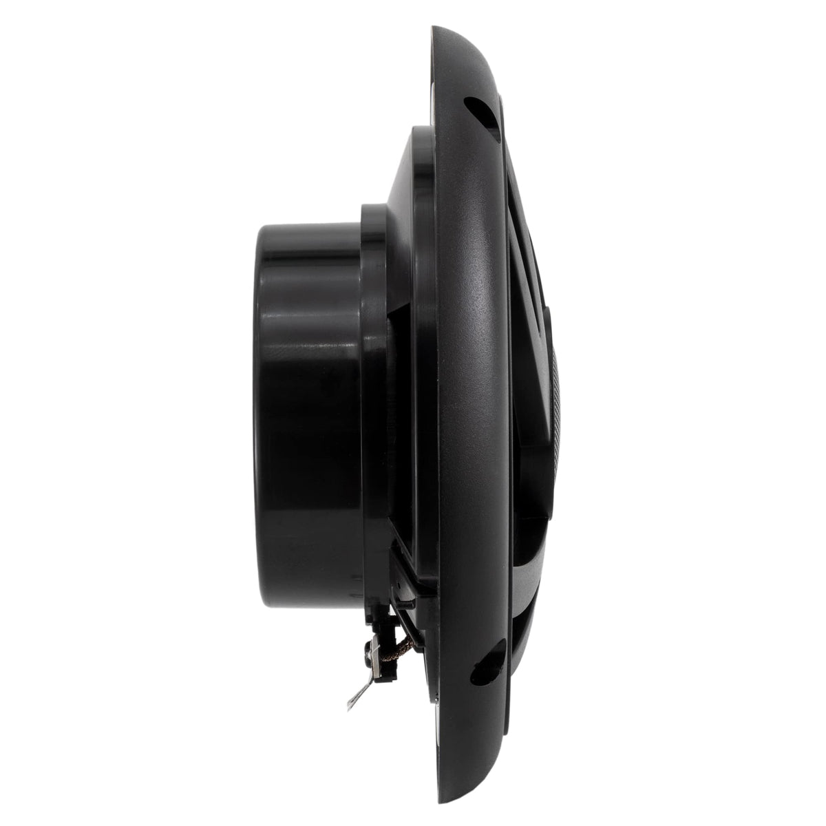 RecPro speaker mounted on RV deck in outdoor setting demonstrating durable outdoor audio