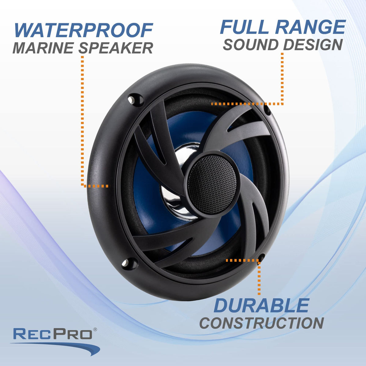 RecPro side profile showing flush-mount installation and low-profile exterior benefit