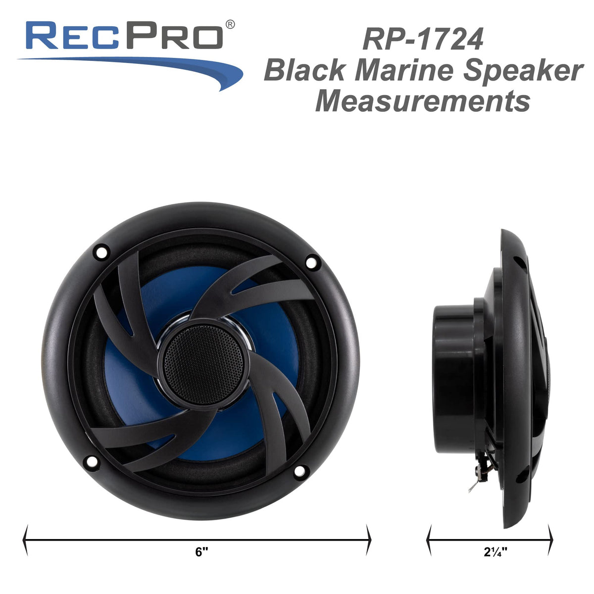 RecPro speaker wiring and terminal detail for easy RV audio hookup and secure connection