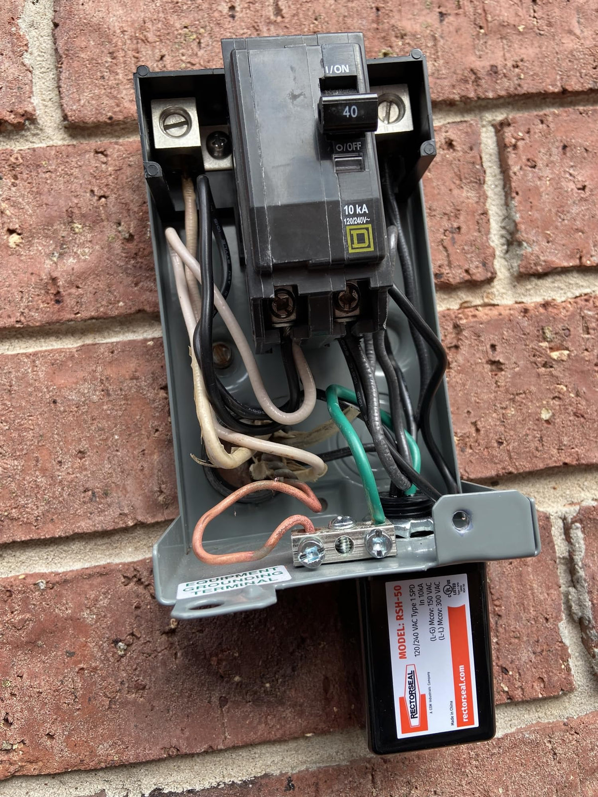 RSH-50 surge protector high surge capacity supports HVAC systems