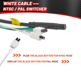 Red Wolf tailgate handle with 0.1 lux sensitivity improves low-light rear vision.