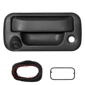 Red Wolf tailgate handle rear camera for Ford F-150 (2004–2014) with wide 150° view.