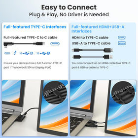 Redalf 360-degree rotatable detachable stand for horizontal or vertical viewing