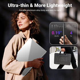 Redalf aluminum durable body showcasing sturdy, lightweight build in a slim frame