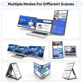 Redalf detachable screen travel option highlights portable use between meetings.