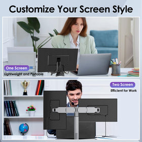 Redalf ergonomic triple-monitor setup reduces neck fatigue during long sessions