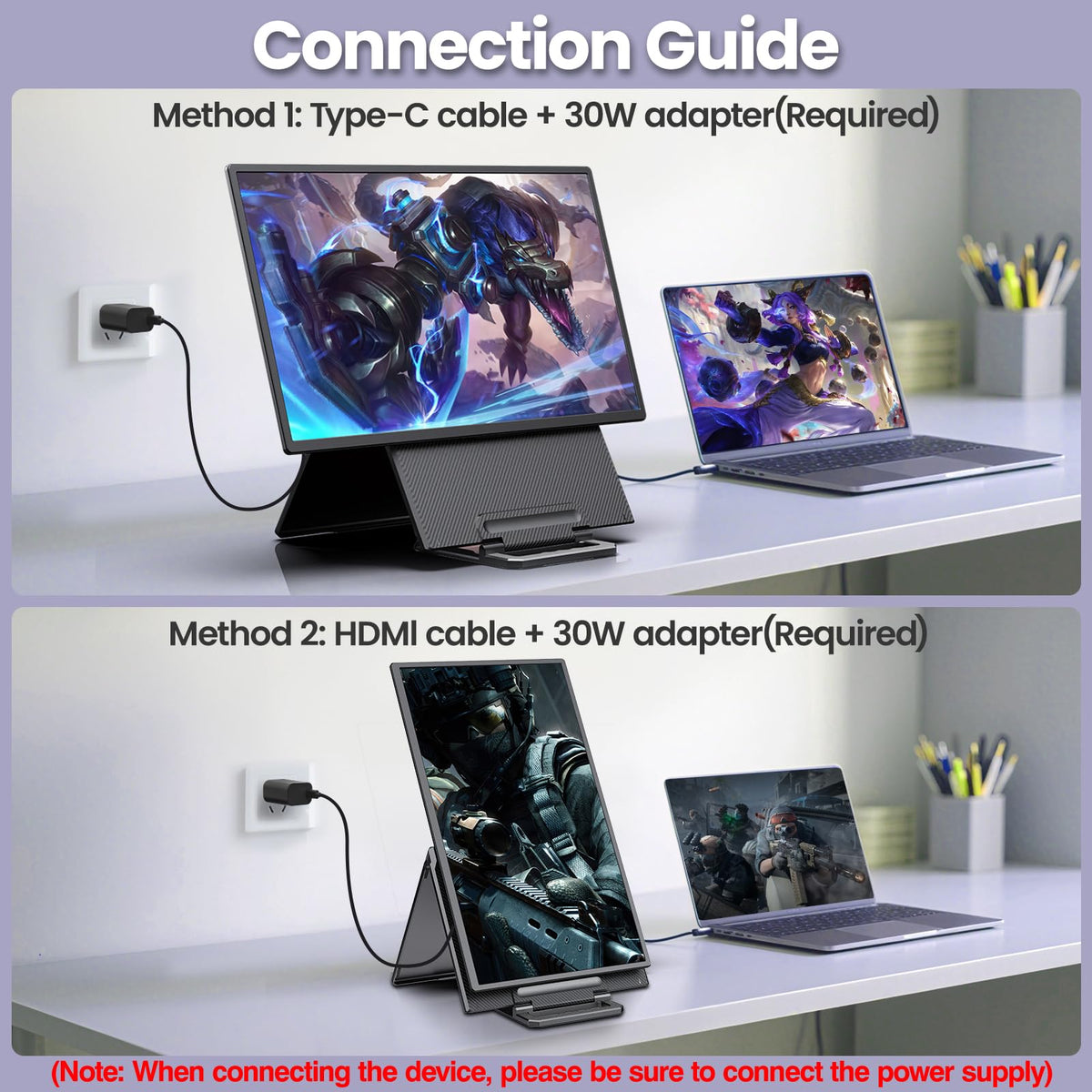 Redalf magnetic detachable stand enables quick angle and height adjustments.