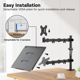 Redbat cable management with wire clips keeping cords tidy and reducing clutter