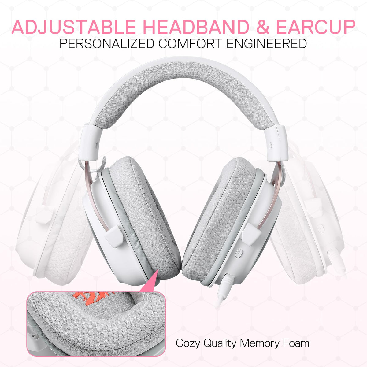 Redragon H510 Pro mic with noise cancellation for clear team chat