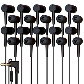 Redskypower 20-pack bulk wired earbuds provide classroom-ready listening.
